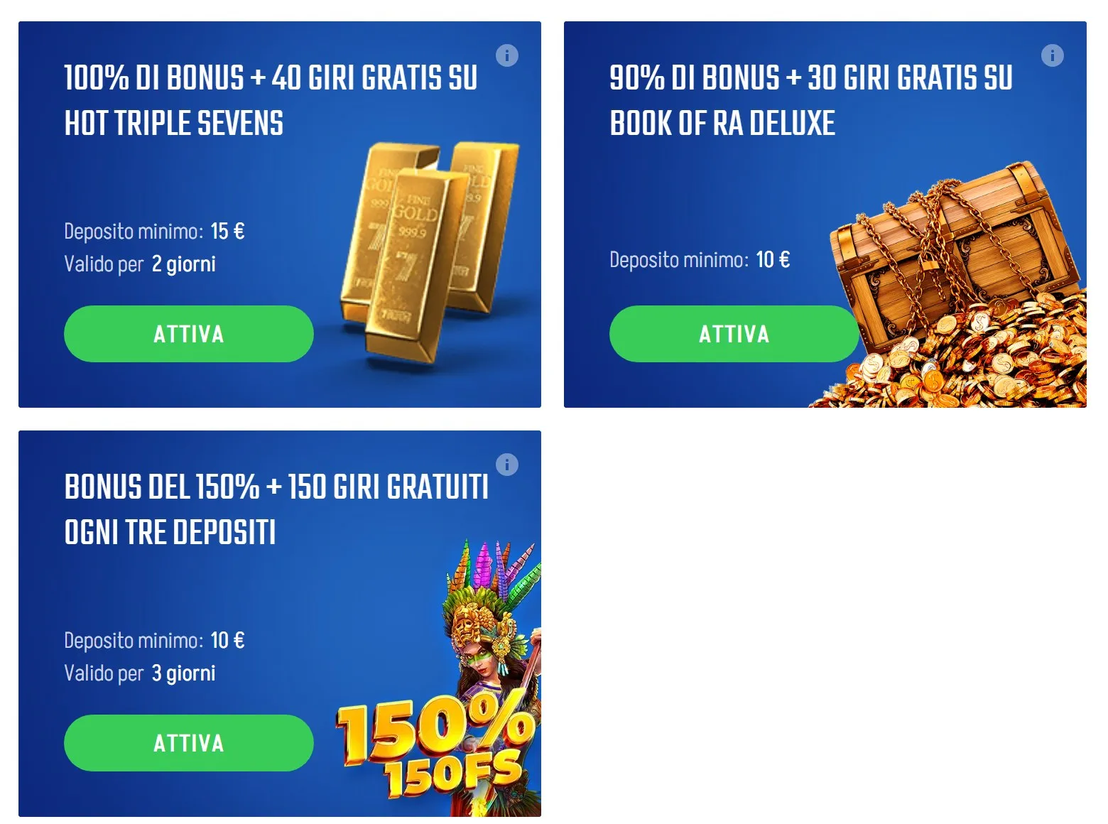 Promozioni e bonus di Winnita Casino